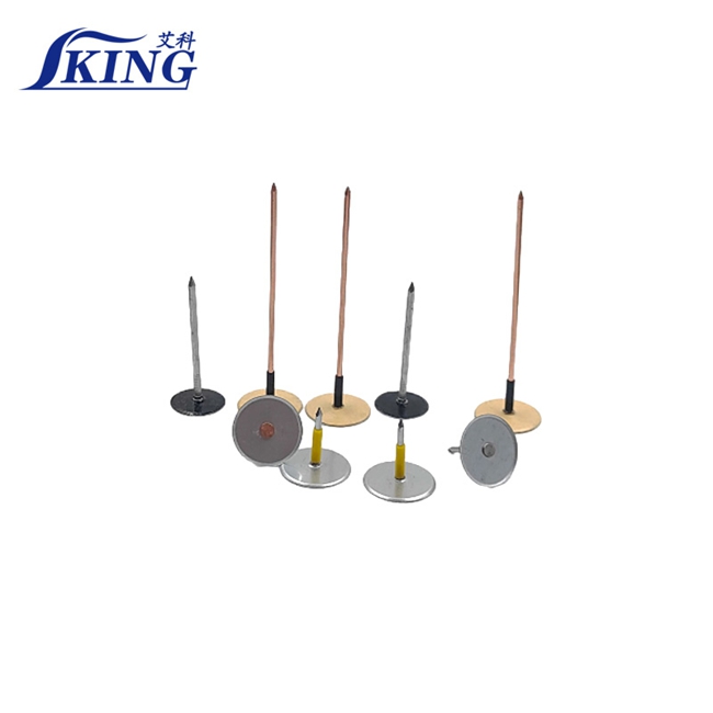 IKING cup‑head insulation weld pin for thermal insulation fixing